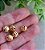Pitanga ABS 8mm Ouro Furo Passante (10gr - Aproximadamente 44un) - Imagem 1