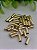 Tubo Metal Ouro 4x10mm (UN) - Imagem 1