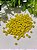 Miçanga Chinesa nº 6 Amarelo Gema 4.1mm (20gr) - Imagem 1