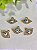 Pingente Olho Grego com Strass 20mm Ouro (un) - Imagem 1