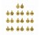 Pingente 10 Mandamentos Ouro (10un) - Imagem 1