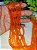 Cristal Laranja Translúcido 4mm (1 fio - 120un) - Imagem 1