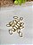 Contra Argola Fechada 7mm Ouro (10un) - Imagem 1