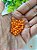 Bola Resina 4mm Laranja (20gr) - Imagem 2