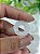 Entremeio de Resina Pastilha Achatada Vazada Branco Mesclado 22mm,furo 9mm (6un) - Imagem 2