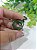 Entremeio de Resina Pastilha Achatada Vazada Verde Mesclado 22mm,furo 9mm (6un) - Imagem 2