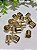 Terminal Copinho  ABS 10mm Ouro (10un) - Imagem 1