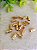 Tubo Metal Ouro Torcido 3x10mm (un) - Imagem 1