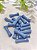 Conta Resina Passante 20mm Azul Jeans, furo 1mm (6un) - Imagem 1