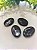Conta de Resina Oval Preto Mesclado 32mm, furo 3mm (4un) - Imagem 1