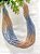 Cristal Tie Dye Nude com azul 2mm (1 fio ) - Imagem 1