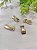 Entremeio Retangular 20mm X 9mm Ouro (un) - Imagem 2