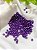 Miçanga Chinesa nº 6 Roxo Translúcido 4.1mm (20gr) - Imagem 1