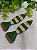 Pingente Peixe Artesanal Verde com Off White 8,5cm (un) - Imagem 1
