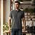 Camisa Polo Masculina Malha Piquet 50% Poliester 50% Algodão Grafite - Imagem 2
