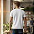 Camisa Masculina Malha 65% Poliester 35% Viscose Branco - Bordado - Imagem 4