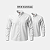 Kit 2 Camisas Sociais Masculina Branca Brim - Imagem 1