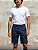 Kit 3 Bermudas de Brim Masculina Azul Marinho Casual - Imagem 3