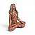 Estátua Deusa Gaia Miniatura Meditando 7cm – Amuleto de Altar - Imagem 2
