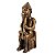 Estátua Deus Thor em Resina 18cm – Minimalista Dourada Liso de Luxo - Imagem 2