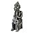 Estátua Deus Thor em Resina 18cm – Minimalista Prata Liso - Imagem 2