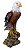 Estátua Águia no Tronco em Resina 49cm GG – Grande Animal de Poder (3kg) - Imagem 1