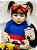 BEBÊ REBORN ORIGINAL REALISTA TODA EM SILICONE BRANQUINHA - Imagem 1