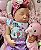 BEBÊ REBORN REALISTA TODA MOLINHA CABELINHO FIO A FIO LAURINHA - Imagem 3