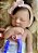 BEBÊ REBORN MENINA SILICONE SOLIDO ANTONELLA MEGA REALISTA - Imagem 4