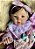 BEBÊ REBORN MENINA HIPER REALISTA PANDORINHA TODA EM SILICONE - Imagem 1