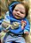 BEBÊ REBORN MENINO GABRIEL TODO EM SILICONE SÓLIDO MOLINHO - Imagem 7