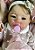 BEBÊ REBORN MENINA HIPER REALISTA BIA QUASE UMA CRIANÇA REAL ROUPINHA DE LUXO - Imagem 6