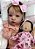 BEBÊ REBORN LIZ MEGA REALISTA COM MINI REBORN DE BRINDE - Imagem 2
