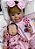 BEBÊ REBORN MENINA SILICONE ANALUZ COM MINI REBORN DE BRINDE - Imagem 3
