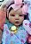 BEBÊ REBORN MENINA SILICONE EVANGELINE MEGA REALISTA - Imagem 2