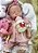 BEBÊ REBORN MENINA SILICONE SÓLIDO BETINA MOLINHA - Imagem 2