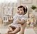 BEBÊ REBORN BONECA MENINA SOL SILICONE SÓLIDO MOLINHO - Imagem 6