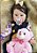 BEBÊ REBORN BONECA ALICIA MEGA REALISTA SILICONE - Imagem 6