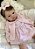 BEBÊ REBORN BONECA MENINA ADELLE SILICONE SÓLIDO MOLINHO MAMA E FAZ XIXI - Imagem 2