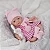 BEBÊ REBORN BONECA SILICONE SÓLIDO JUJU 20 CM - Imagem 2