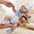Boneca Reborn Bebê 40cm Menino Silicone Solido Olho Azul Jairzinho - Imagem 2