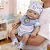 Boneca Reborn Bebê 40cm Menino Silicone Solido Olho Azul Jairzinho - Imagem 1