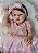 BEBÊ REBORN MENINA TODA EM SILICONE MARIAZINHA REALISTA - Imagem 3