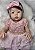 BEBÊ REBORN MENINA TODA EM SILICONE MARIAZINHA REALISTA - Imagem 5