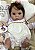 BEBÊ REBORN SILICONE SÓLIDO ZAFIRA REALISTA BEM MOLINHA MAMA E FAZ XIXI - Imagem 4