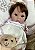 BEBÊ REBORN SILICONE SÓLIDO ZAFIRA REALISTA BEM MOLINHA MAMA E FAZ XIXI - Imagem 5