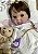 BEBÊ REBORN SILICONE SÓLIDO ZAFIRA REALISTA BEM MOLINHA MAMA E FAZ XIXI - Imagem 7