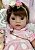 BEBÊ REBORN SILICONE SÓLIDO JEZABEL REALISTA BEM MOLINHA MAMA E FAZ XIXI - Imagem 1