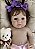 BEBÊ REBORN SILICONE SÓLIDO YSLA 34 CM - Imagem 2