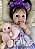 BEBÊ REBORN SILICONE SÓLIDO YSLA 34 CM - Imagem 1